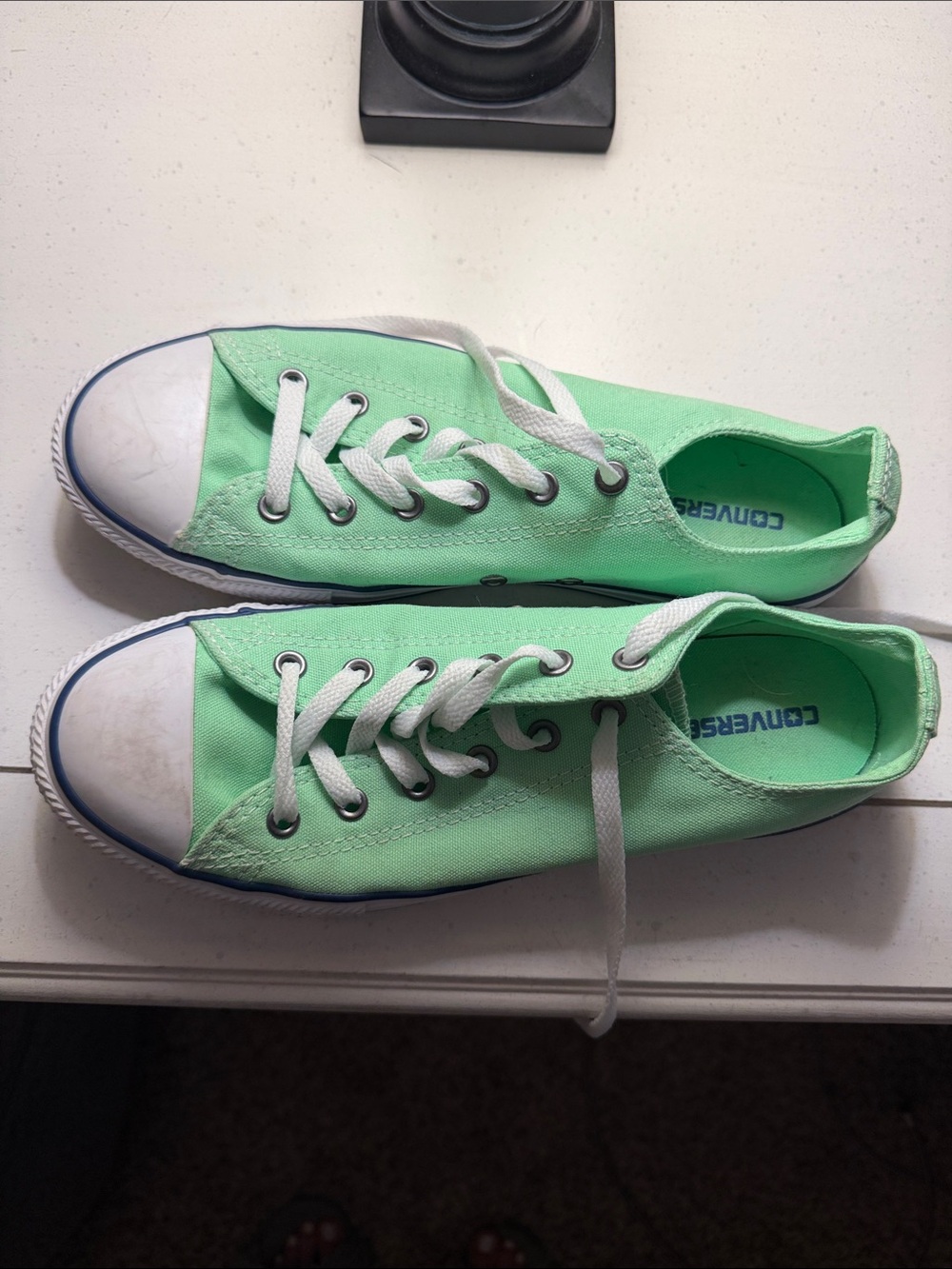 Converse Mint Green Low-Top Sneakers